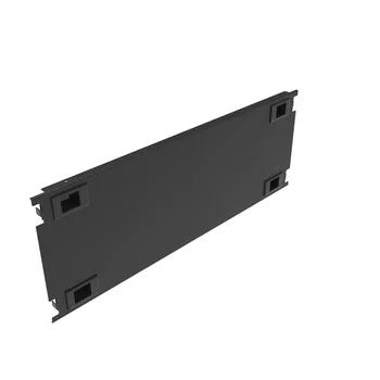 Заглушка 4U в телекоммуникационный шкаф 19", пластиковая защелка, монтаж без инструментов