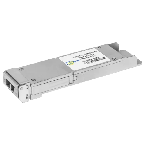 Двухволоконный модуль, CFP4 100GBASE-LR4, разъем LC, дальность до 10км (6dB)