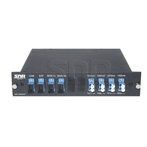 Мультиплексор CWDM одноволоконный 4-х канальный, (trx:1610-1550, 1470-1530), Monitor, UPG