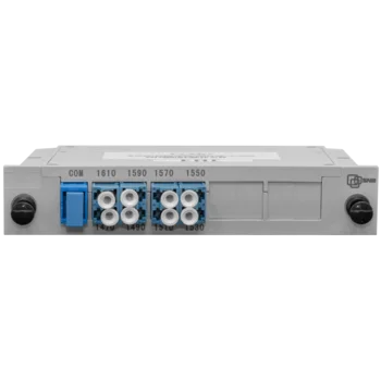 Мультиплексор CWDM одноволоконный 4-канальный (trx:1610-1550, 1470-1530), в пластиковом слоте