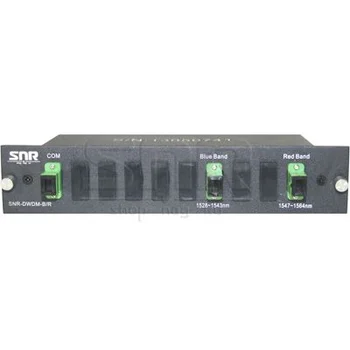 DWDM-фильтр диапазонов "Blue" (1528...1543nm) и "Red" (1547...1564nm) в 1/2U слоте