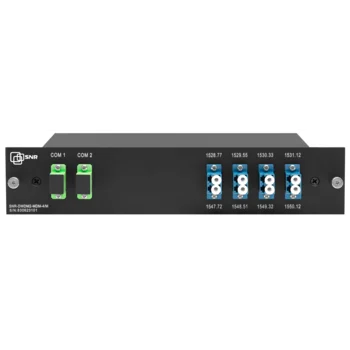 Мультиплексор DWDM двухволоконный 4-канальный в 1/2-слоте