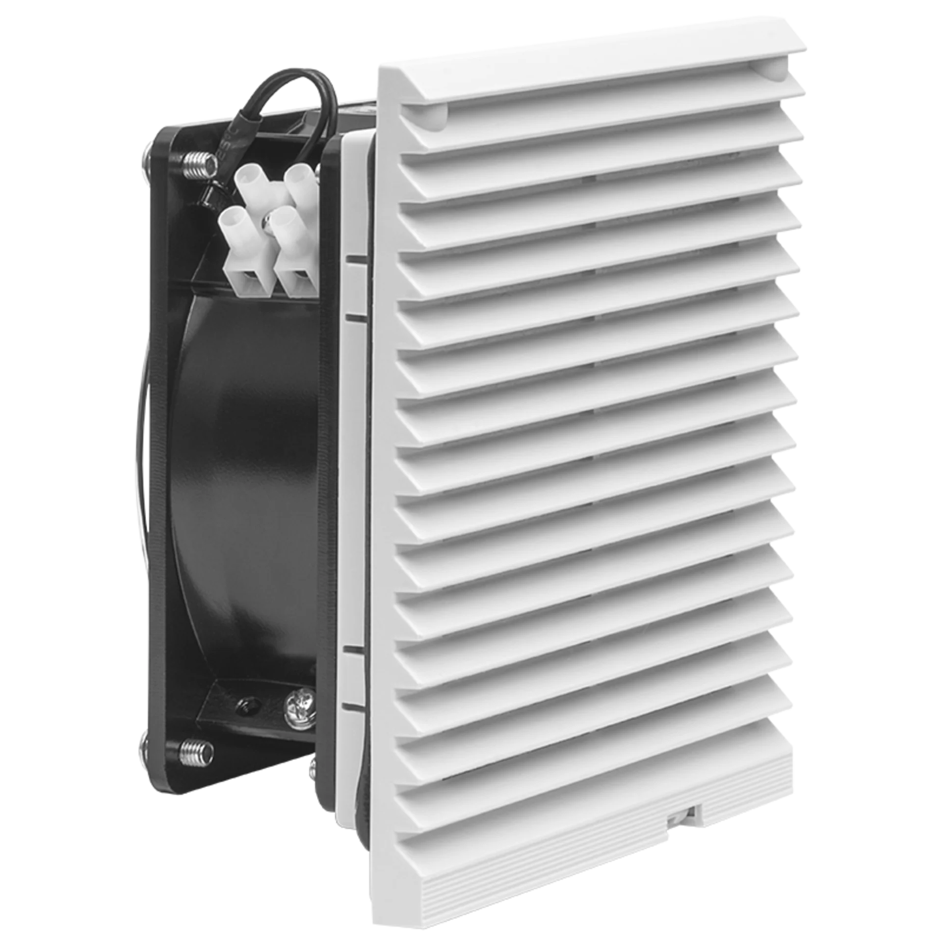 Вентилятор для настенного телекоммуникационного шкафа 120х120х38мм с фильтром