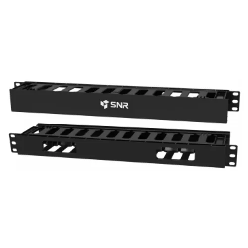 Кабельный органайзер пластиковый, 1U