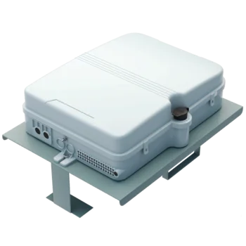 Кронштейн для крепления оптических коробок с местом для запаса кабеля