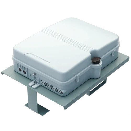 Кронштейн для крепления оптических коробок с местом для запаса кабеля