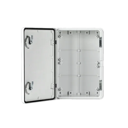 Стеклопластиковый шкаф навесной с монтажной панелью, 350х500х200мм, IP65