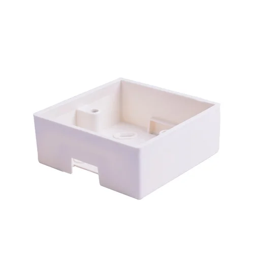 Монтажная коробка SNR, накладная, 86х86мм, белая