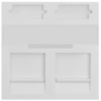 Вставка SNR под модули KeyStone, 2 порта, 45х45мм