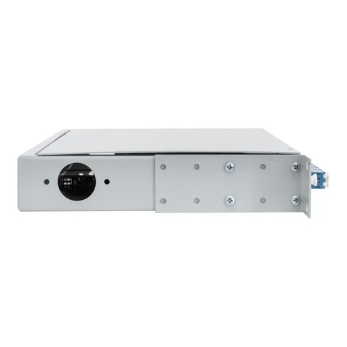 Кросс оптический 19" (ШКОС) укомплектованный на 16 LC портов (комплект с розетками и пигтейлами)