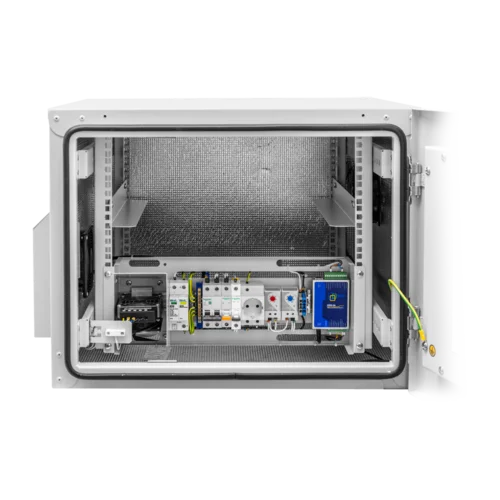 Шкаф уличный всепогодный 12U глубина 600мм (нагрев, охлаждение, контроль климата, ERD )