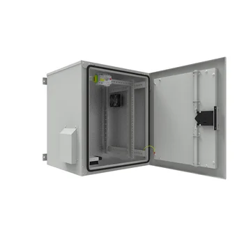 Шкаф уличный всепогодный 15U глубина 600мм (нагрев, охлаждение, контроль климата)