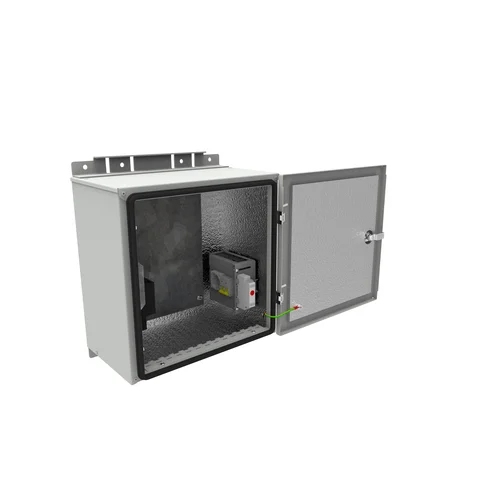 Настенный термошкаф 400x400x250 мм, IP65 (нагрев, контроль климата)