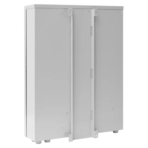 Шкаф уличный серии Real, 2U, 540х430х130, RAL7035 с утеплителем