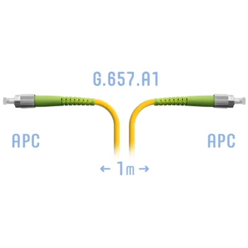 Патчкорд оптический FC/APC SM G.657.A1 1 метр