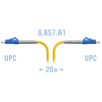 Патчкорд оптический LC/UPC SM G.657.A1 20 метров