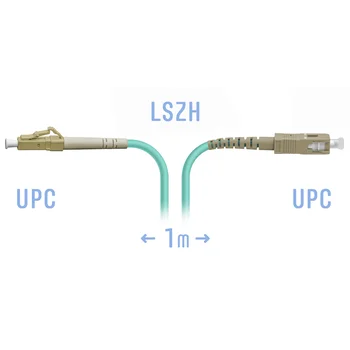 Патчкорд оптический LC/UPC-SC/UPC MM 1метр