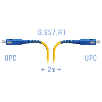 Патчкорд оптический SC/UPC SM G.657.A1 2 метра