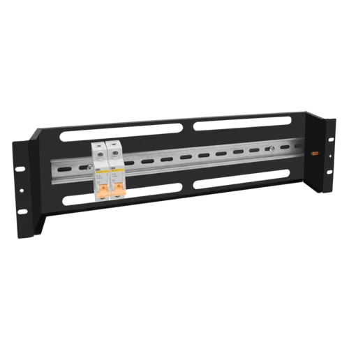 Панель 19" с DIN-рейкой 3U (черный)