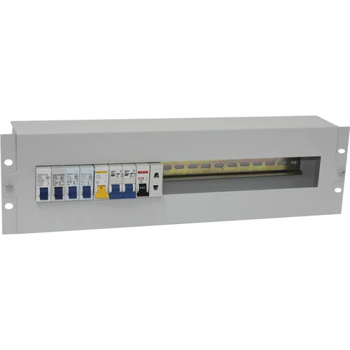 Панель 19" с DIN-рейкой 3U