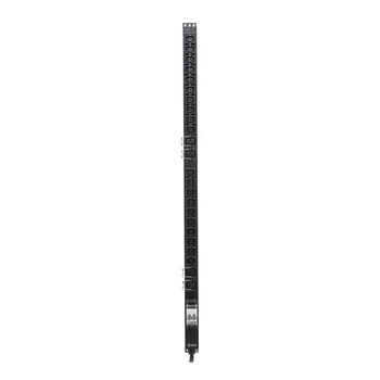 Блок электрических розеток на 20хIEC320 C13 и 4хIEC320 C19, шнур питания 3 м 3x6мм2 с вилкой IEC 60309 32A 2P＋E (IP44) 1221.0х50.0х44.4