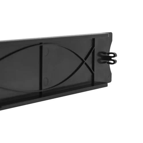 Пластиковая фальшпанель-заглушка 19" высота 1U, монтаж без инструментов