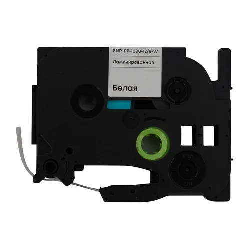 Лента для принтера SNR-HLP-1000P, 12мм, 8м, цвет белый