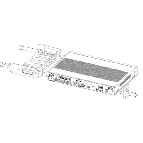 Крепления SNR-RMB-ISR11004220-Z (гальваническое покрытие) для маршрутизатора ISR1100/4220 в стойку 19"