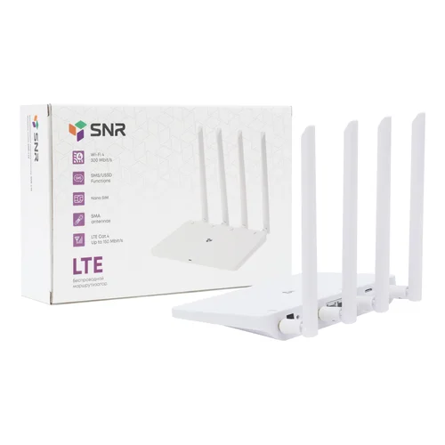 Беспроводной LTE-маршрутизатор SNR-RT420-F21-LTE, 802.11b/g/n, LTE Cat.4, 3xFE RJ45