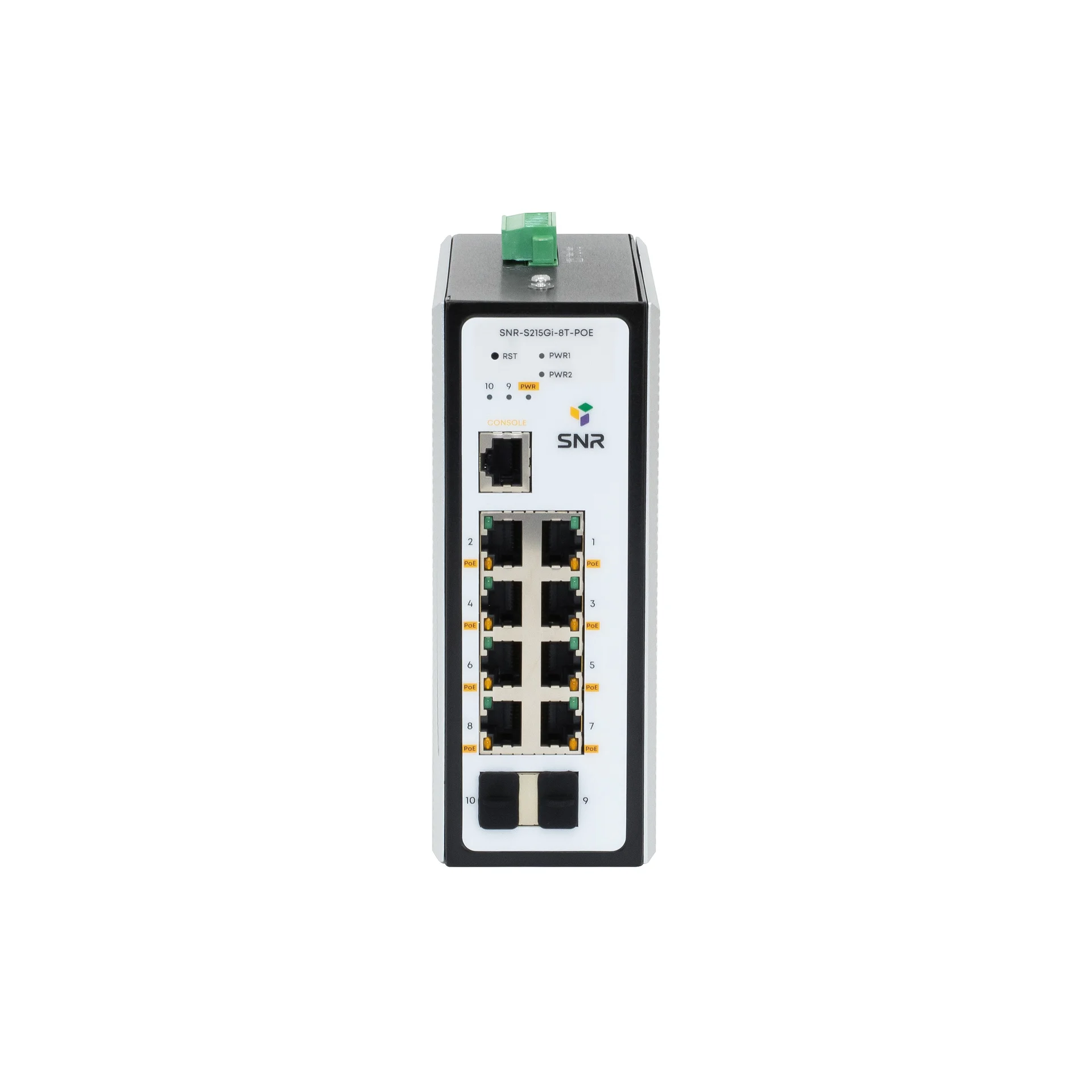 Управляемый промышленный POE коммутатор уровня 2 SNR-S215Gi-8T-POE
