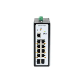 Управляемый промышленный POE коммутатор уровня 2 SNR-S225Gi-8T-POE
