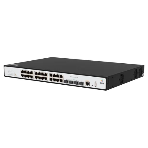 Управляемый PoE коммутатор уровня 2 SNR-S2989G-24TX-POE