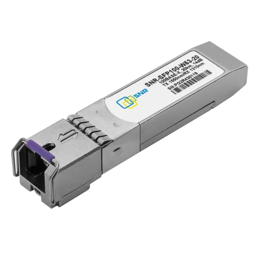 Модуль SFP WDM, дальность до 20км (12dB), 1550нм, 100Mb