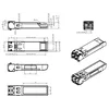 Модуль SFP 2.5G CWDM оптический, дальность до 120км (35dB), 1530нм