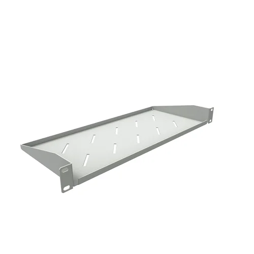 Полка консольная для шкафов глубиной 400мм, (глубина полки 200мм) распределенная нагрузка 20кг, цвет-серый (SNR-SHELF-04020-20GC)