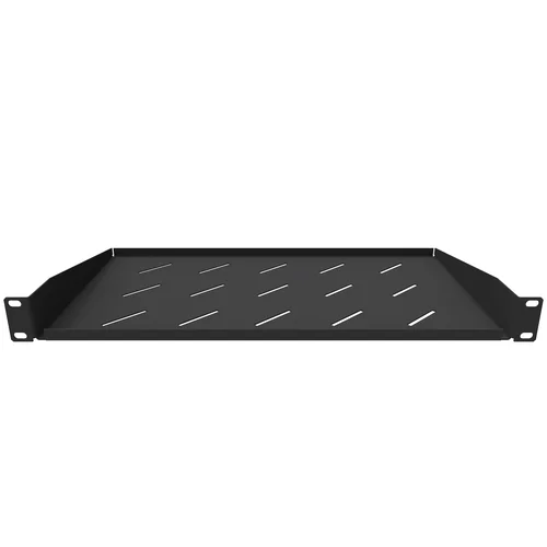 Полка консольная для шкафов глубиной 400мм, (глубина полки 250мм) распределенная нагрузка 20кг, цвет-черный (SNR-SHELF-04025-20BC)