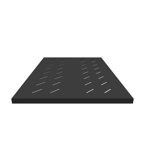 Полка стационарная усиленная для шкафов глубиной 900мм, (глубина полки 650мм) распределенная нагрузка 120кг, цвет-черный (SNR-SHELF-09065-120B)