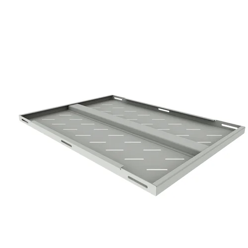 Полка стационарная усиленная для шкафов глубиной 900мм, (глубина полки 650мм) распределенная нагрузка 120кг, цвет-серый (SNR-SHELF-09065-120G)