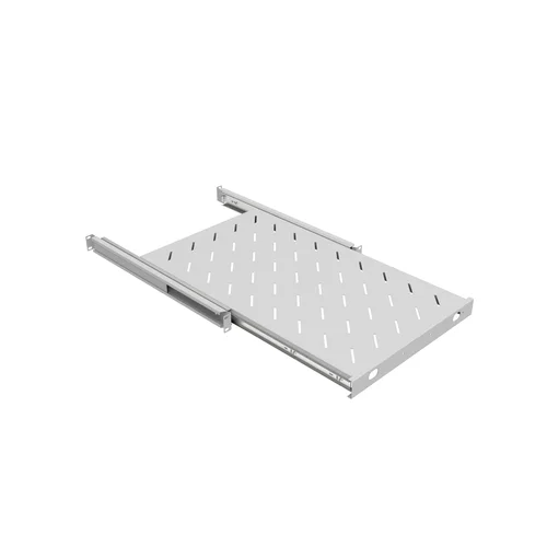 Полка выдвижная для шкафов глубиной 1000мм, (глубина полки 710мм) распределенная нагрузка 20кг, цвет-серый (SNR-SHELF-10071-20GS