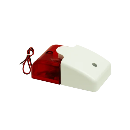 Звуковой и световой сигнализатор, сирена 110дб, красный