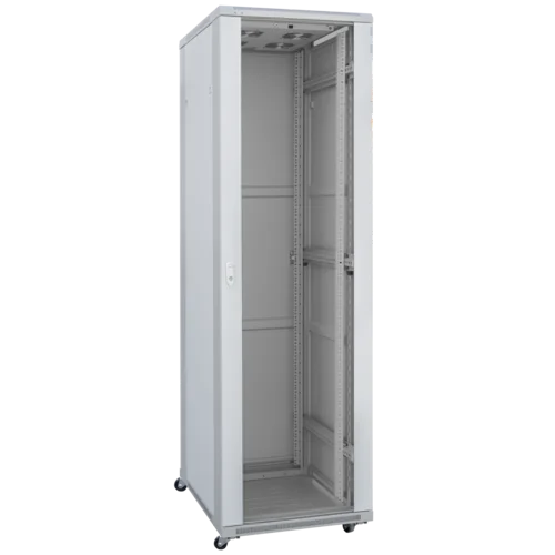 Шкаф телекоммуникационный напольный 27U 600x600мм, серия TFC (SNR-TFC-276060-GS-G-SF)