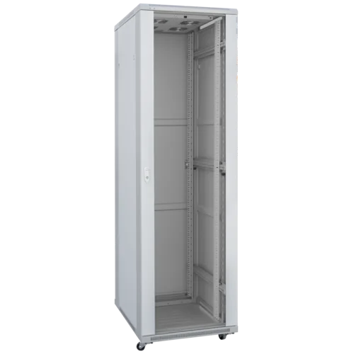 Шкаф телекоммуникационный напольный 27U 600x800мм, серия TFC (SNR-TFC-276080-GS-G-SF)