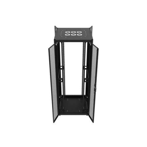 Шкаф телекоммуникационный напольный 42U 800x800мм, серия TFC (SNR-TFC-428080-DPDP-B)