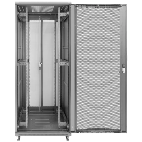 Шкаф телекоммуникационный напольный 47U 800x800мм, серия TFC (SNR-TFC-478080-CPDP-B)