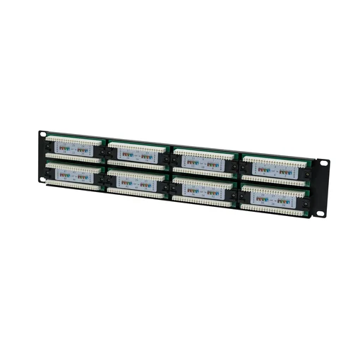Коммутационная панель SNR, 19" неэкранированная, 2U, 48 портов, cat.5e, горизонтальная заделка