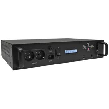 Источник бесперебойного питания Line-Interactive, 1000 VA, Rackmount LCD (чистый синус на выходе)