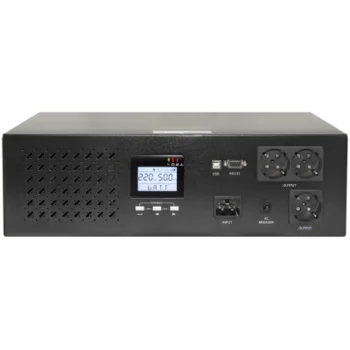 Источник бесперебойного питания Line-Interactive, 2000 VA, Rackmount LCD (чистый синус на выходе)