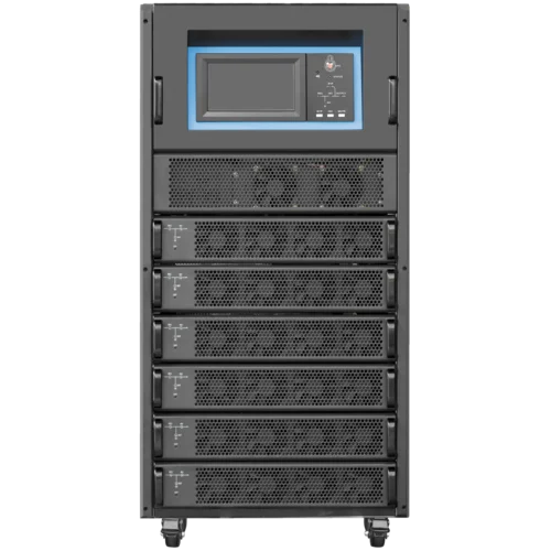 Шасси модульного источника бесперебойного питания 60 кВА/60 кВт серии СМ, 6 слотов для силовых модулей 10 кВА/10 кВт (SNR-UPS-ONRT-060-10CMX33)