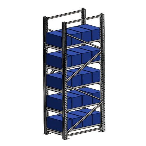 Аккумуляторный стеллаж 5 полок, 2498х686х1135мм (SNR-UPS-RACK-257012-5)