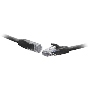 Коммутационный шнур U/UTP 4-х парный cat.6 1.5м PVC standart чёрный